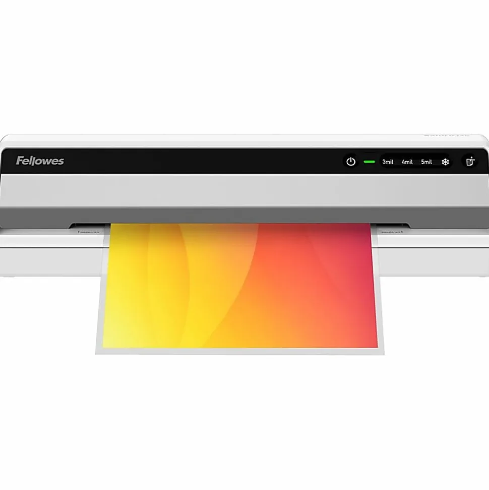 Fellowes® Saturn™ 125 12.5" Laminator With Combo Kit, 4 1/8"H x 20 7/8"W x 5 3/4"D, Silver/Black