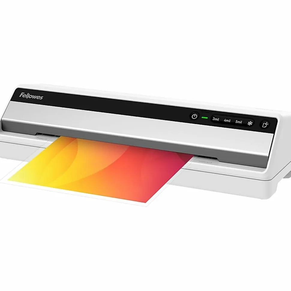 Fellowes® Saturn™ 125 12.5" Laminator With Combo Kit, 4 1/8"H x 20 7/8"W x 5 3/4"D, Silver/Black