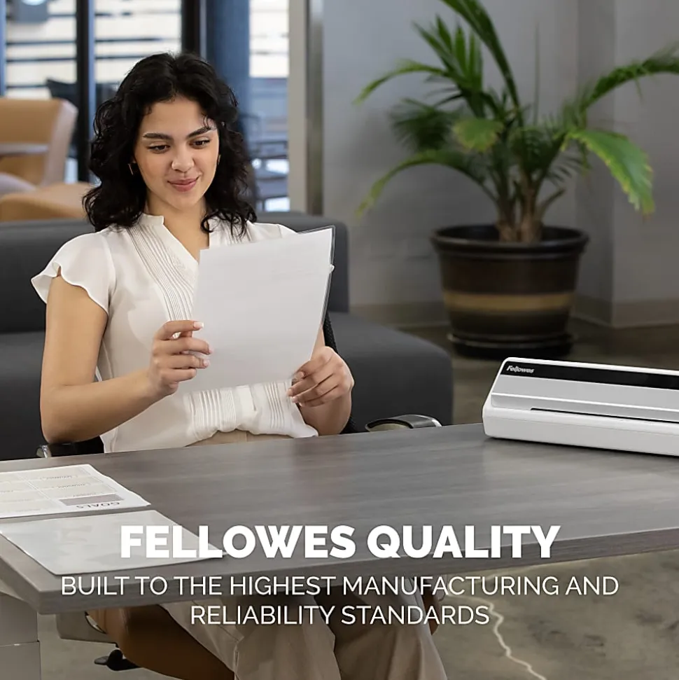 Fellowes® Saturn™ 125 12.5" Laminator With Combo Kit, 4 1/8"H x 20 7/8"W x 5 3/4"D, Silver/Black