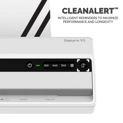 Fellowes® Saturn™ 95 Thermal and Cold Laminator Machine with 10-Sheet Starter Kit, 9.5 inch, Easy and Fast Warm-Up, Jam-Free Design