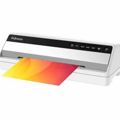 Fellowes® Saturn™ 95 Thermal and Cold Laminator Machine with 10-Sheet Starter Kit, 9.5 inch, Easy and Fast Warm-Up, Jam-Free Design