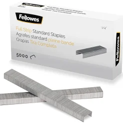 Fellowes® Standard Full-Strip Staples, 1/4