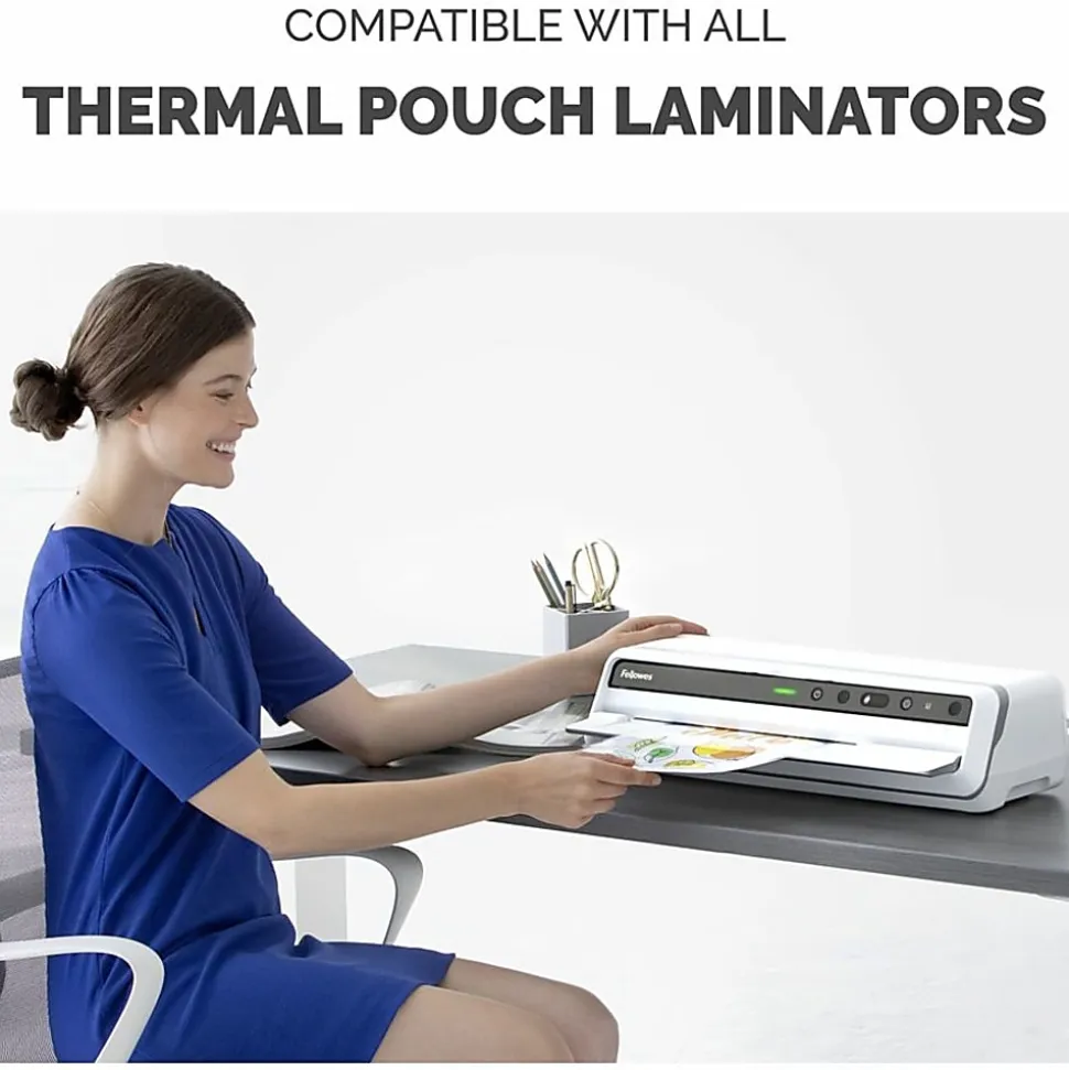 Fellowes® Thermal Laminating Pouches 8-1/2" x 11", Clear, Pack of 50
