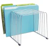 Fellowes Wire File Sorter, 11 Compartment(s), 11 Divider(s), 8"H x 9"W x 11.4"D, Desktop, Silver, Steel, 1Each