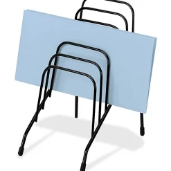 Fellowes Wire Step File® Jr., 6 Compartment(s), 7.8"H x 4.4"W x 6.5"D, Desktop, Black, Steel, 1Each