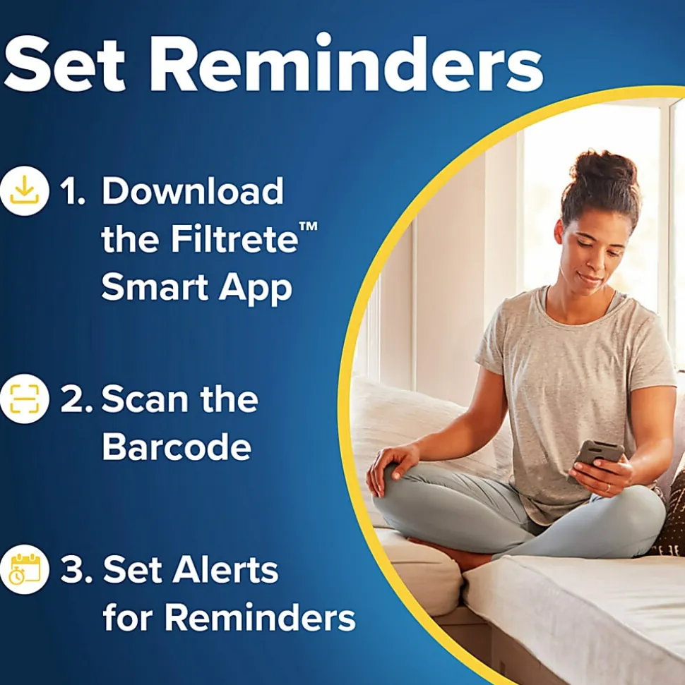 Filtrete™ 14 x 20 x 1 Air Filter, 12 HVAC Filters, MPR 700, MERV 8, Optimized HVAC Airflow, Dust, Pollen & Pet Dander, 3 Month AC and Furnace Filters