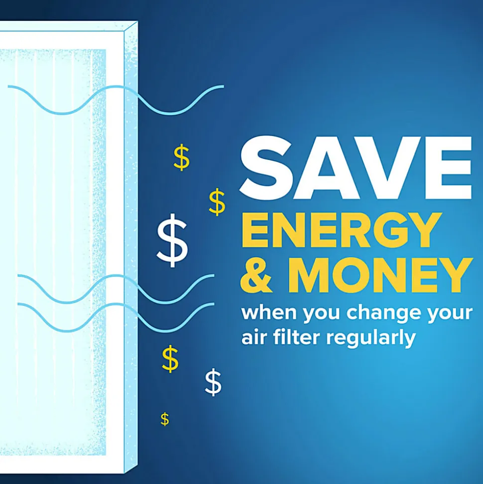 Filtrete™ 20 x 24 x 1 Air Filter, 6 HVAC Filters, MPR 700, MERV 8, Easy on Airflow, Dust, Pollen & Pet Dander, 3 Month AC and Furnace Filters