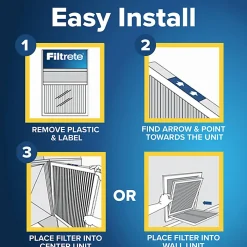 Filtrete™ 12 x 24 x 1 Air Filter, 12 HVAC Filters, MPR 700, MERV 8, Optimized HVAC Airflow, Dust, Pollen & Pet Dander, 3 Month AC and Furnace Filters