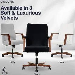 Finch NEO ONE Ergonomic Fabric Hi-Back Executive Office Chair, Black