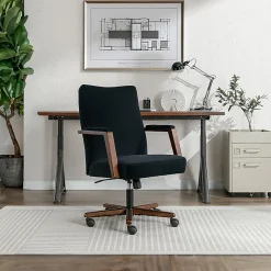 Finch NEO ONE Ergonomic Fabric Hi-Back Executive Office Chair, Black