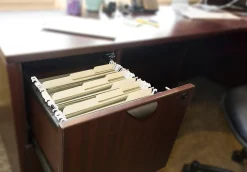 Find It® Tab-View Hanging File Folders, Letter Size, 70% Recycled, Green, Pack Of 20