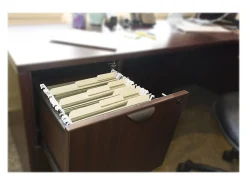 Find It® Tab-View Hanging File Folders, Letter Size, 70% Recycled, Green, Pack Of 20
