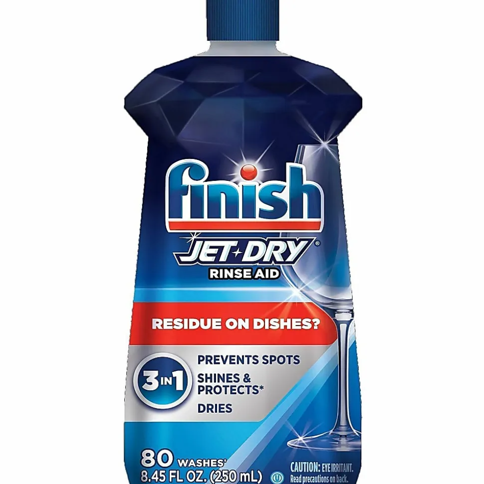 Finish Jet-Dry Rinse Aid - 8.45 oz (0.53 lb) - 1 Each - Blue