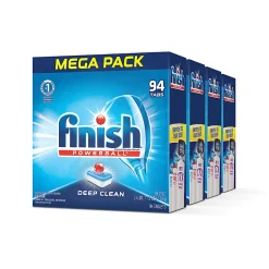 Finish Powerball Dishwasher Tabs, Fresh Scent, 59.2 Oz, Box Of 94 Tabs
