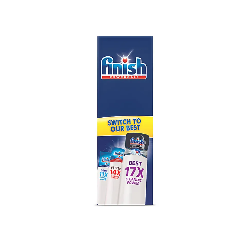 Finish Powerball Dishwasher Tabs, Fresh Scent, 59.2 Oz, Box Of 94 Tabs