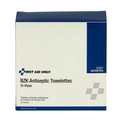 First Aid Onlyâ„¢ Antiseptic Cleansing Wipes, Box Of 50