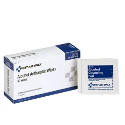 First Aid Only First Aid Alcohol Pads, Box of 50