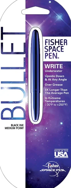 Fisher Bullet Space Pen, Assorted Barrels, Black Ink
