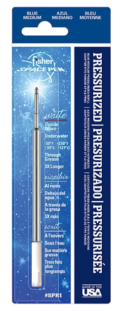 Fisher Space Pen Refill, Fine Point, 0.9 mm, Black Ink