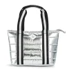 Fit & Fresh Harper Lunch Bag, 7-1/2"H x 9-3/4"W x 5”D, Silver