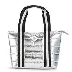 Fit & Fresh Harper Lunch Bag, 7-1/2"H x 9-3/4"W x 5”D, Silver