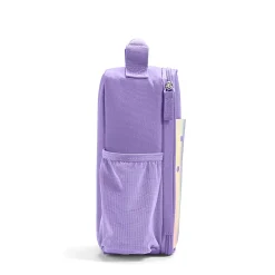 Fit & Fresh Holographic Baylee Charm Lunch Bag, 10”H x 7-1/2”W x 4”D, Mauve