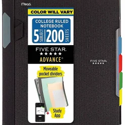 Five Star® Advance Wirebound Notebook, 8-1/2