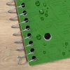 Five Star® Color Coded Notebook Plus Study App, 1 Subject, Wide Ruled, 8" x 10 1/2", Retro Green