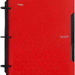 Five Star Flex® Refillable Notebook Plus Study App, 60 Sheets, College Ruled, Color Chosen For You