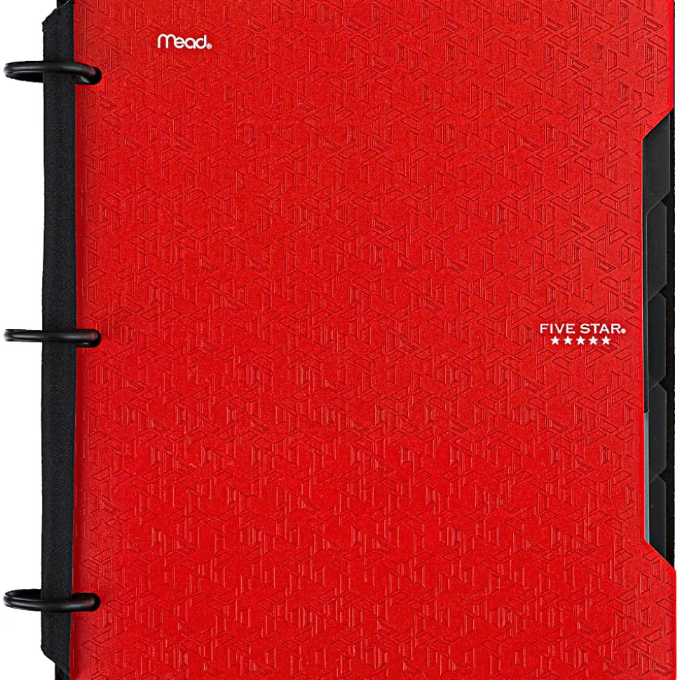 Five Star Flex® Refillable Notebook Plus Study App, 60 Sheets, College Ruled, Color Chosen For You