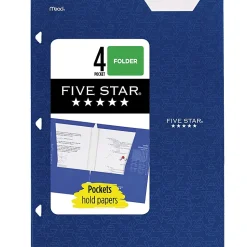 Five Star® 4-Pocket Paper Folder