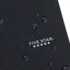Five Star® 2-Pocket Stay-Put Plastic Folder, Black