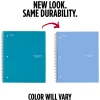 Five Star® Spiral Notebook Plus Study App, 1 Subject, Wide Ruled, 8" x 10 1/2", Sky Blue
