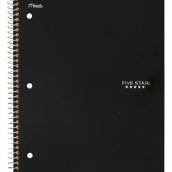 Five StarĀ® Wirebound Notebook Plus Study App, 1 Subject, College Ruled