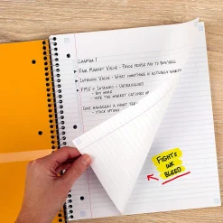 Five Star® Wirebound Notebook Plus Study App, 1 Subject, College Ruled, 8 1/2