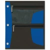 Five Star® Zipper Three-Hole Punched Pencil Pouch, Assorted Colors