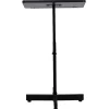 Flash Furniture Adjustable-Height Metal Lectern, 48"H x 20"W x 18-1/4"D, Mahogany