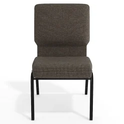 Flash Furniture Advantage Church Chair, Fossil/Black, PCHT113