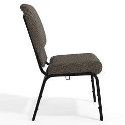 Flash Furniture Advantage Church Chair, Fossil/Black, PCHT113