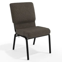 Flash Furniture Advantage Church Chair, Fossil/Black, PCHT113