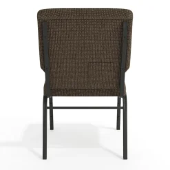 Flash Furniture Advantage Church Chair, Jute/Black