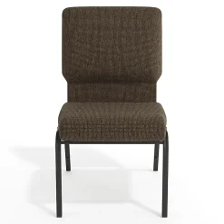 Flash Furniture Advantage Church Chair, Jute/Black