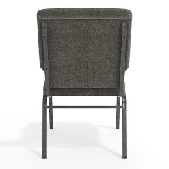 Flash Furniture Advantage Church Chair, Charcoal Gray/Silver Vein, PCHT111
