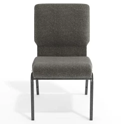 Flash Furniture Advantage Church Chair, Charcoal Gray/Silver Vein, PCHT111