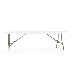 Flash Furniture Bi-Fold Plastic Banquet And Event Folding Table, 29