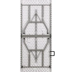 Flash Furniture Bi-Fold Plastic Banquet And Event Table, 29