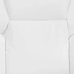 Flash Furniture Carolyn LeatherSoft™ Faux Leather Mid-Back Executive Office Chair, White