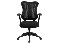 Flash Furniture Designer Mesh High-Back Swivel Chair, Black