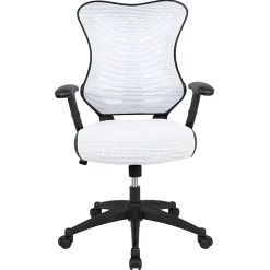 Flash Furniture Ergonomic Mesh High-Back Executive Office Chair, White