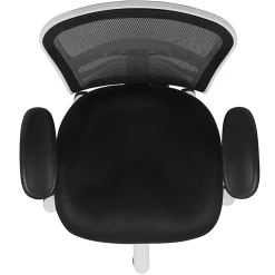 Flash Furniture Ergonomic Mesh Mid-Back Executive Office Chair, Black/White